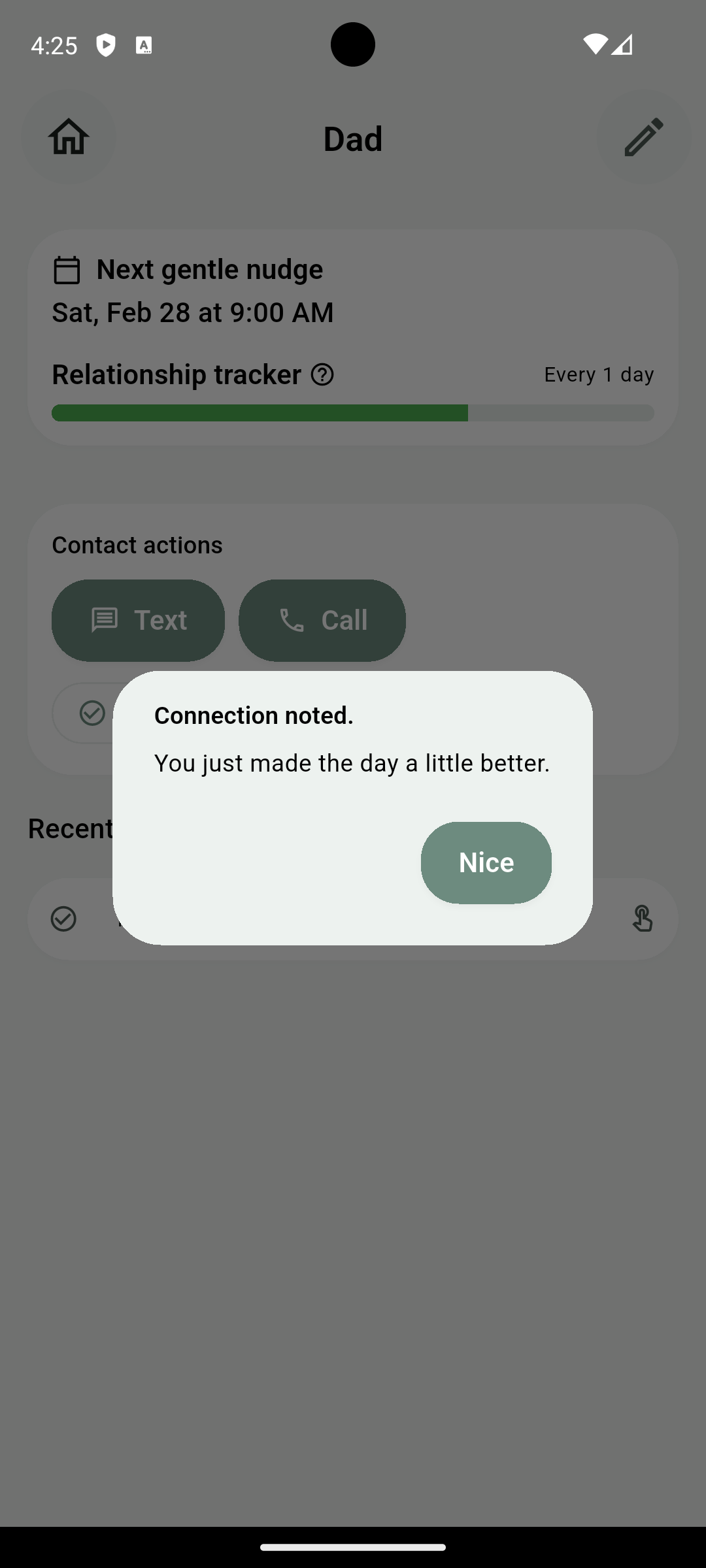 Reach out fast Android preview